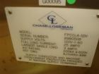 Used Chase Logeman Monoblock Filling Line, Model FPCCL4-12H.  Designed to fill, plug, cap and label at speeds up to 60 containers/minute; fill range from 1 - 125 mL; cap size range from 8 - 32 mm; IM...