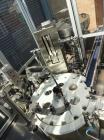 Used Comas Liquid Vial Filler and Capper Monoblock Liquid Filler, Powder Filler RP, Model FC7-50. 3000-4000 parts per hour. This unit has main monoblock with 4 head piston filling mechanism and screw...