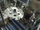Used Comas Liquid Vial Filler and Capper Monoblock Liquid Filler, Powder Filler RP, Model FC7-50. 3000-4000 parts per hour. This unit has main monoblock with 4 head piston filling mechanism and screw...