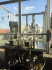Used Comas Liquid Vial Filler and Capper Monoblock Liquid Filler, Powder Filler RP, Model FC7-50. 3000-4000 parts per hour. This unit has main monoblock with 4 head piston filling mechanism and screw...