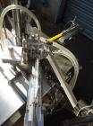 Used Comas Liquid Vial Filler and Capper Monoblock Liquid Filler, Powder Filler RP, Model FC7-50. 3000-4000 parts per hour. This unit has main monoblock with 4 head piston filling mechanism and screw...