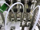 Used Groninger Syringe Filling Line, stainless steel on product contact parts. Line consists of model DFVK4000S inline (4) head filler, RTA3005 filler and HEA100 labeler.