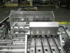 Used Groninger Syringe Filling Line, stainless steel on product contact parts. Line consists of model DFVK4000S inline (4) head filler, RTA3005 filler and HEA100 labeler.