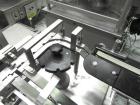 Used Groninger Syringe Filling Line, stainless steel on product contact parts. Line consists of model DFVK4000S inline (4) head filler, RTA3005 filler and HEA100 labeler.