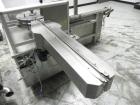 Used Groninger Syringe Filling Line, stainless steel on product contact parts. Line consists of model DFVK4000S inline (4) head filler, RTA3005 filler and HEA100 labeler.
