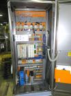Used Groninger Syringe Filling Line, stainless steel on product contact parts. Line consists of model DFVK4000S inline (4) head filler, RTA3005 filler and HEA100 labeler.