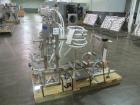 Used Groninger vial filling, Stoppering and crimp capping monoblock with checkw