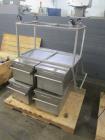 Used Groninger vial filling, Stoppering and crimp capping monoblock with checkw
