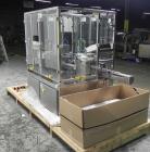 Used Intellitech IntelliFiller Model AFS I-3500C Liquid Filler Stopper and Screw / Crimp Capper. Monoblock Machine is capable of speeds up to 45 (1-up) and 90 (2-up) containers per minute. Machine ac...
