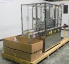 Used Intellitech IntelliFiller Model AFS I-3500C Liquid Filler Stopper and Screw / Crimp Capper. Monoblock Machine is capable of speeds up to 45 (1-up) and 90 (2-up) containers per minute. Machine ac...