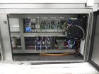 Used Intellitech IntelliFiller Model AFS I-3500C Liquid Filler Stopper and Screw / Crimp Capper. Monoblock Machine is capable of speeds up to 45 (1-up) and 90 (2-up) containers per minute. Machine ac...