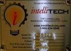 Used Intellitech IntelliFiller Model AFS I-3500C Liquid Filler Stopper and Screw / Crimp Capper. Monoblock Machine is capable of speeds up to 45 (1-up) and 90 (2-up) containers per minute. Machine ac...