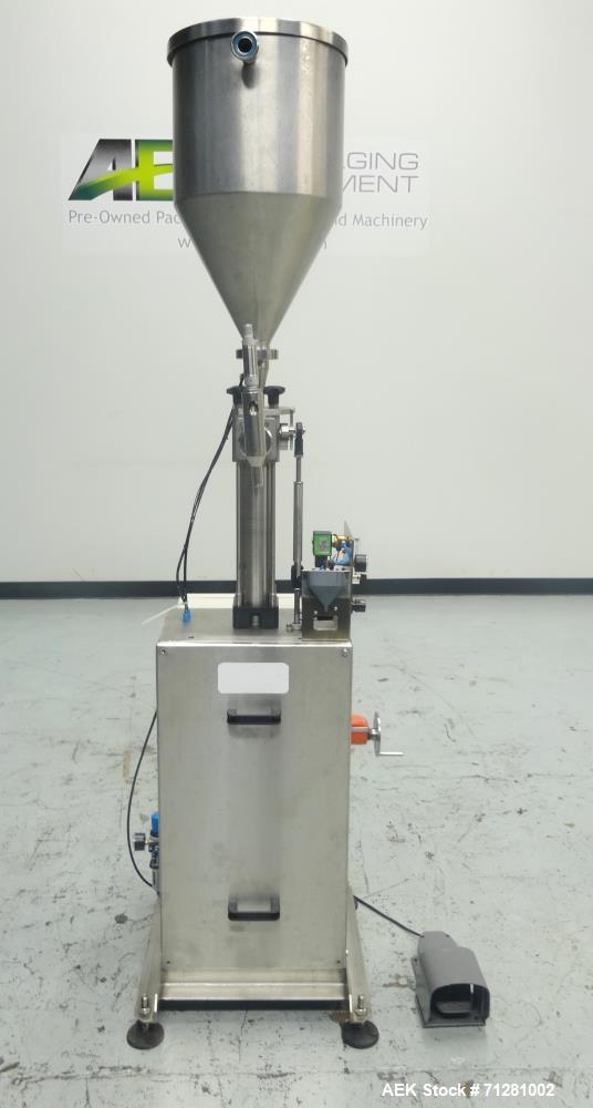 Used Semi-Automatic Vertical Piston Filler