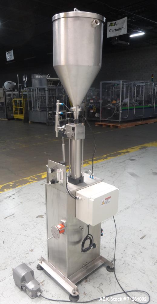 Used Semi-Automatic Vertical Piston Filler