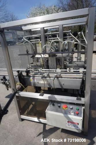 Used Biner Ellison Automatic Piston Filling Machine – Six Head, 120 CPM, Stainless Steel