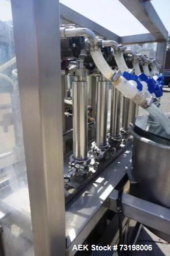 Used Biner Ellison Automatic Piston Filling Machine – Six Head, 120 CPM, Stainless Steel
