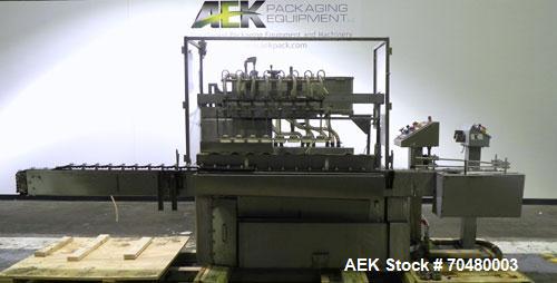 Used Cozzoli Inline Continuous Motion Walking Beam Style Piston Filler