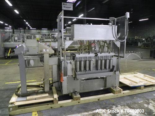 Used Cozzoli Inline Continuous Motion Walking Beam Style Piston Filler