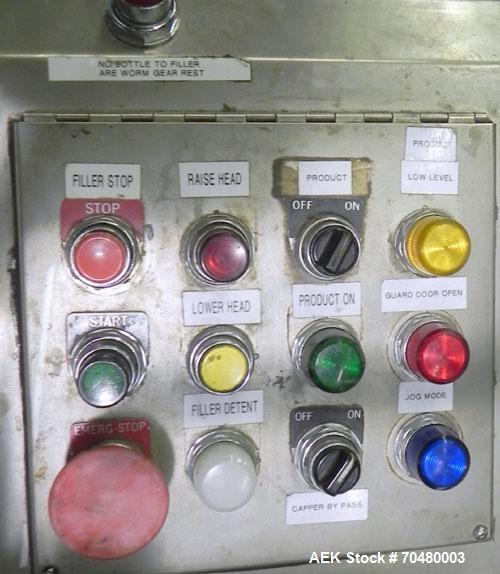 Used Cozzoli Inline Continuous Motion Walking Beam Style Piston Filler