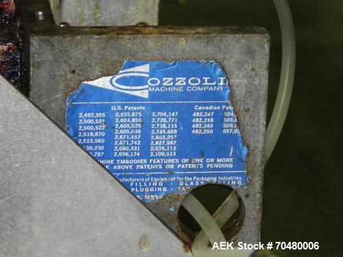 Used- Cozzoli Model LF840-8 Inline Continuous Motion Walking Beam Style Piston F