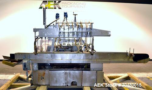 Used Cozzoli Inline Continuous Motion Walking Beam Style Piston Fille, Model LF