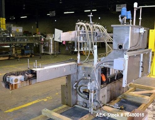 Used Cozzoli Inline Continuous Motion Walking Beam Style Piston Fille, Model LF