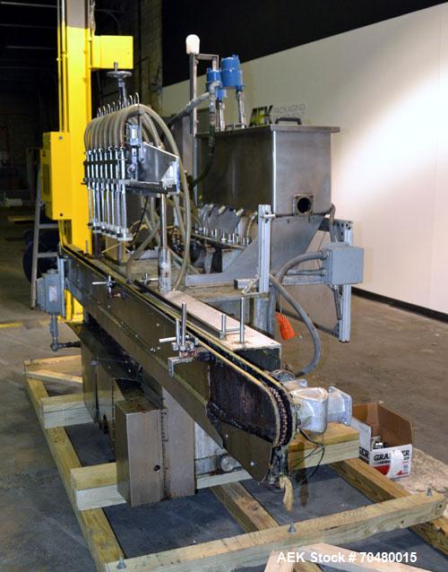 Used Cozzoli Inline Continuous Motion Walking Beam Style Piston Fille, Model LF