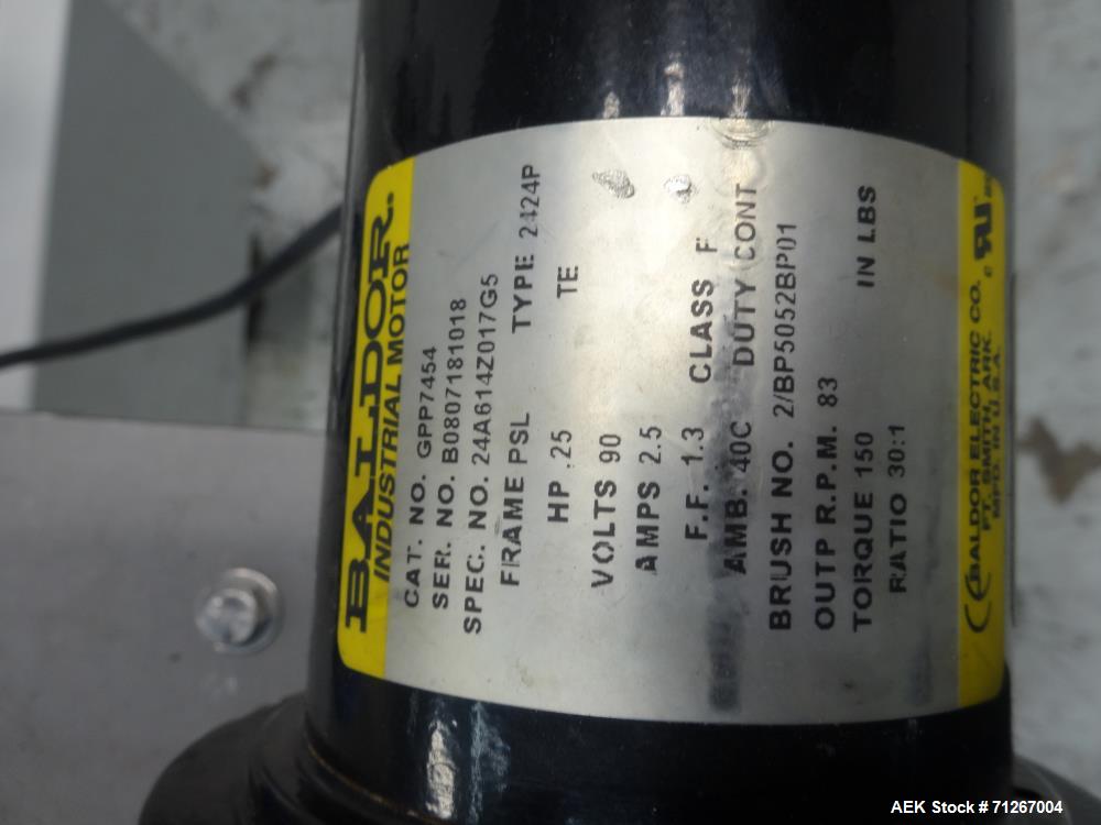 Used Cozzoli Model VR-840-8 Inline Piston Filler