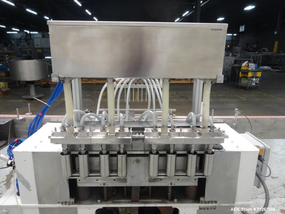 Used Cozzoli Model VR-840-8 Inline Piston Filler