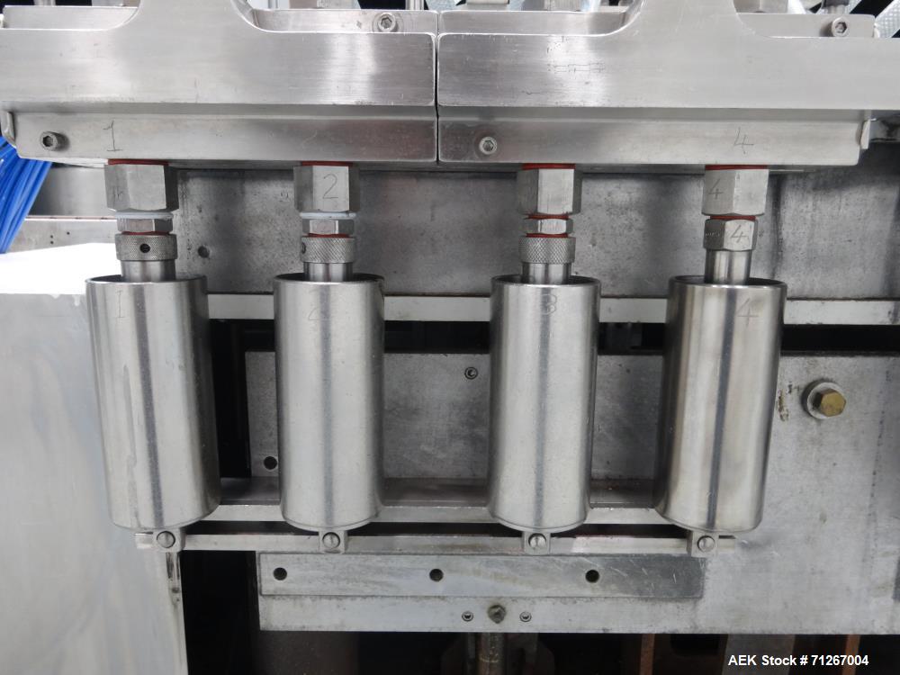 Used Cozzoli Model VR-840-8 Inline Piston Filler