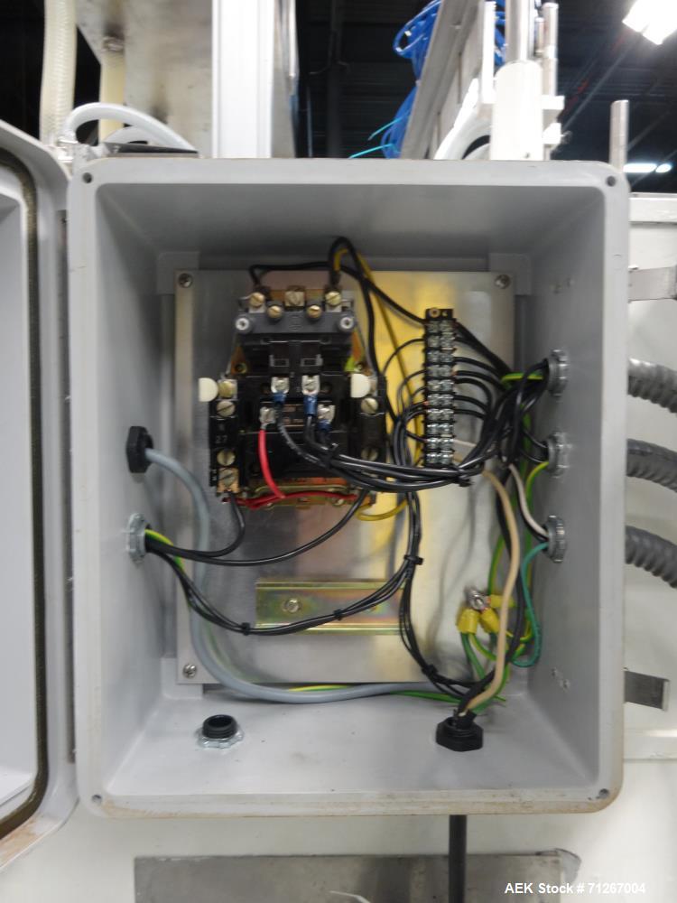 Used Cozzoli Model VR-840-8 Inline Piston Filler