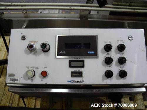 Used Cozzoli 8 Head Inline Piston Filler Model VR840Q