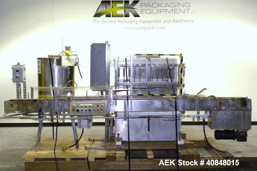 Used Filamatic (National Instruments) 12 Head In-Line Piston Filler, Model CVK-