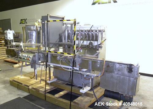 Used Filamatic (National Instruments) 12 Head In-Line Piston Filler, Model CVK-