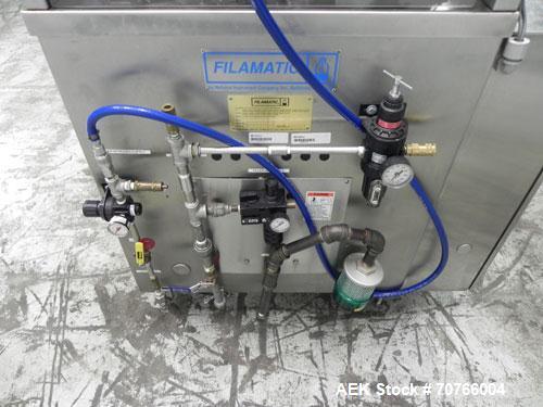 Used Filamatic Model H-730-CE-8 Closed Environment Piston Filler