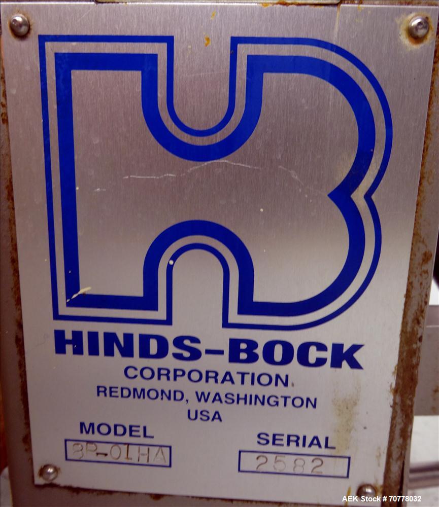 Used Hinds Bock Model 8P-01HA Piston Filler