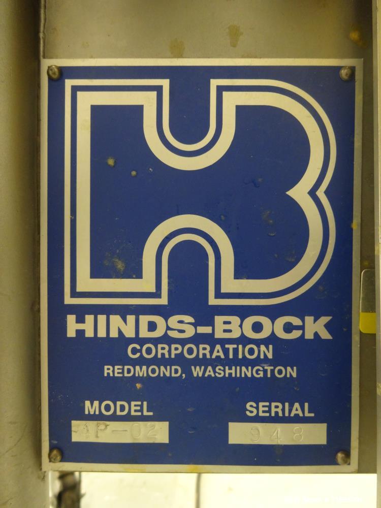 Used- Hinds-Bock Model P-02 Piston Filler