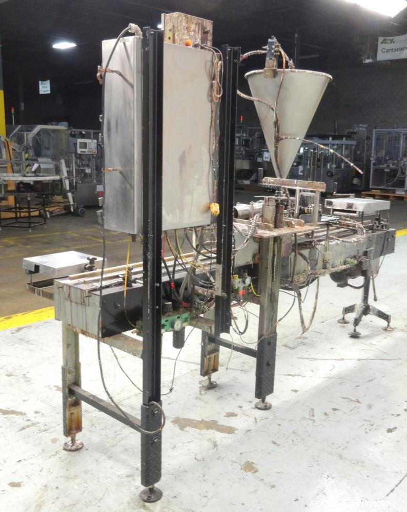 Used Ideal-Pak Model AQ1-CNM Quart Paint Can Piston Filler and Lidder for Tripl