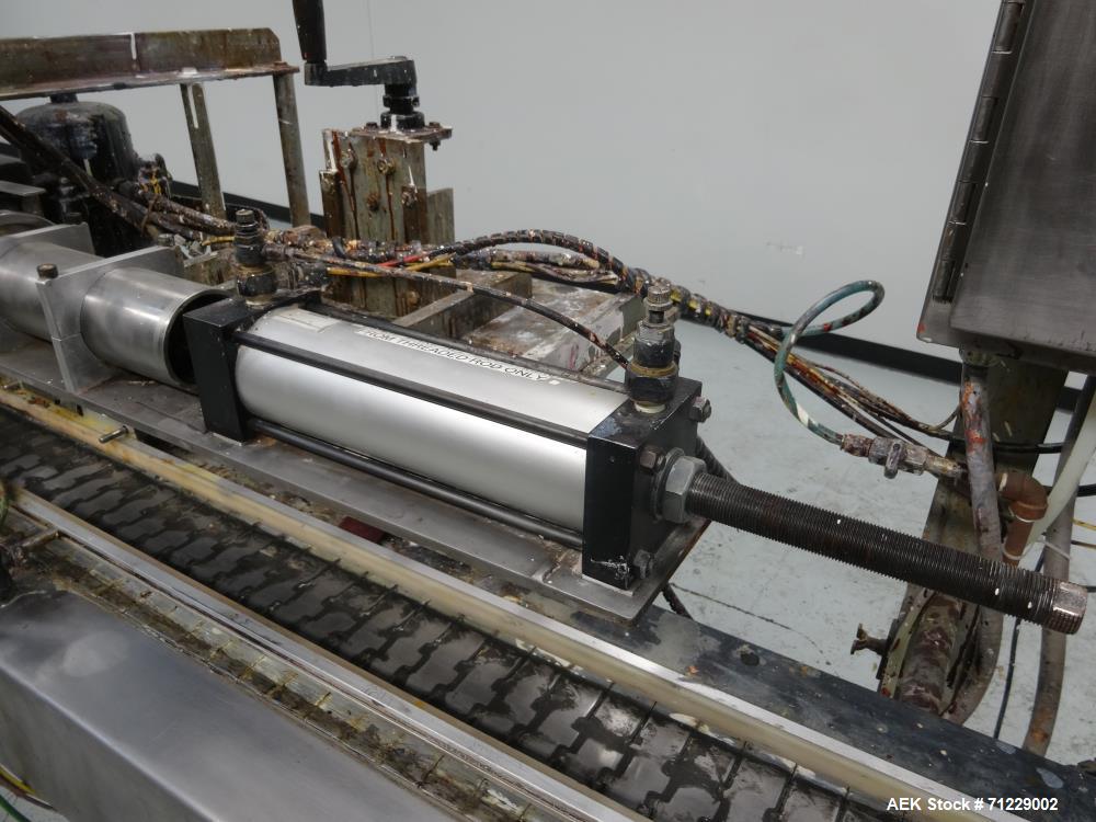 Used Ideal-Pak Model AQ1-CNM Quart Paint Can Piston Filler and Lidder for Tripl
