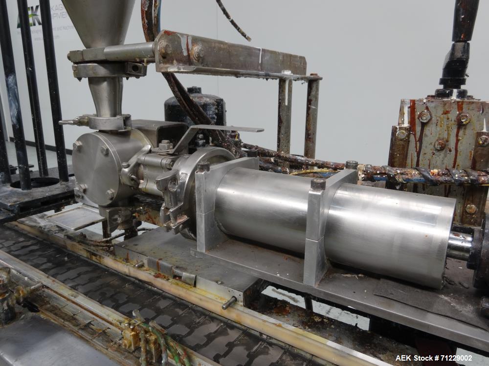 Used Ideal-Pak Model AQ1-CNM Quart Paint Can Piston Filler and Lidder for Tripl