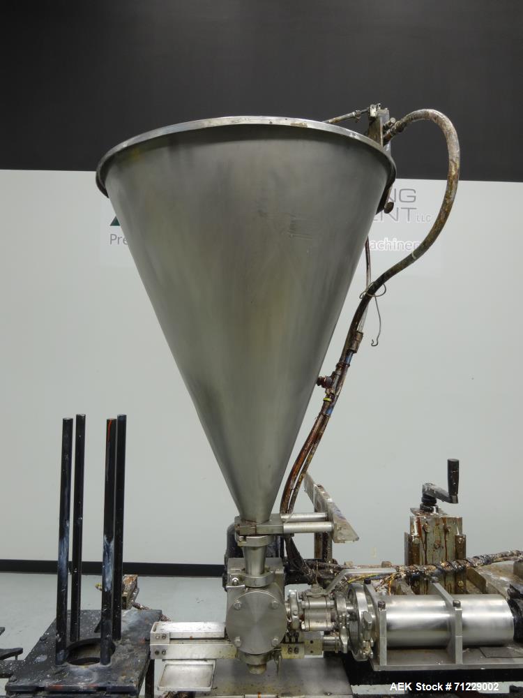 Used Ideal-Pak Model AQ1-CNM Quart Paint Can Piston Filler and Lidder for Tripl