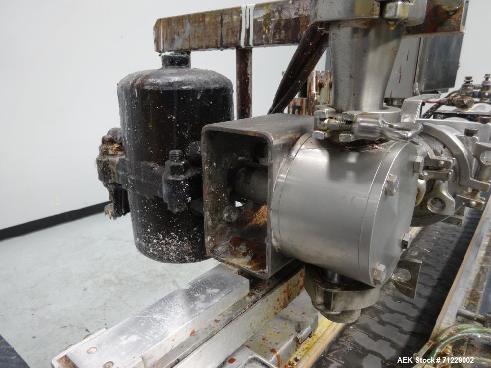 Used Ideal-Pak Model AQ1-CNM Quart Paint Can Piston Filler and Lidder for Tripl