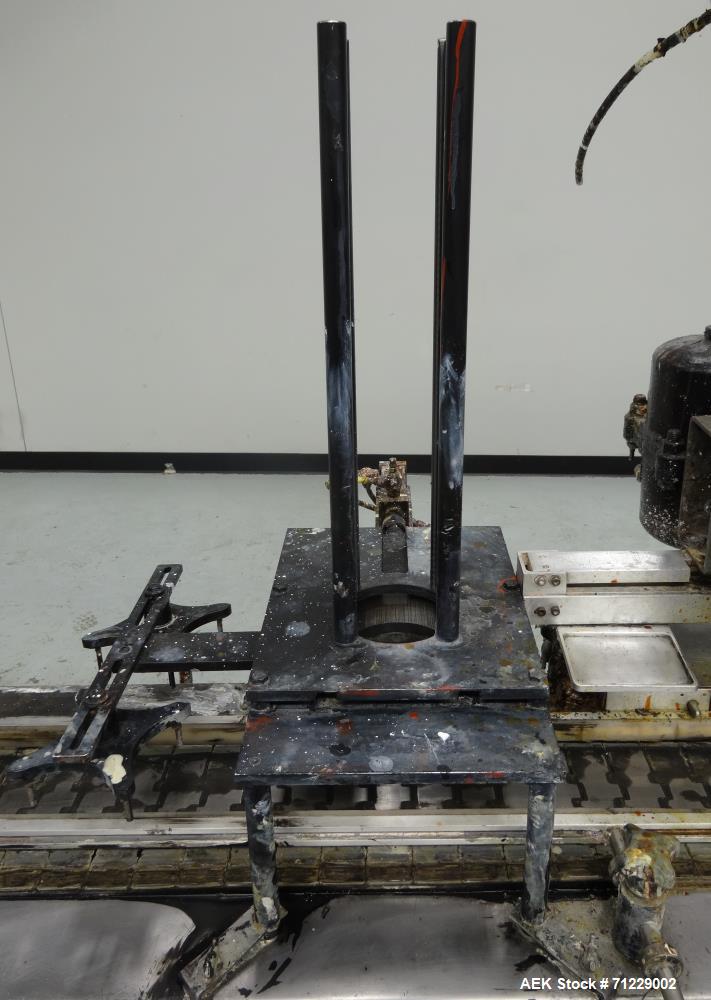 Used Ideal-Pak Model AQ1-CNM Quart Paint Can Piston Filler and Lidder for Tripl