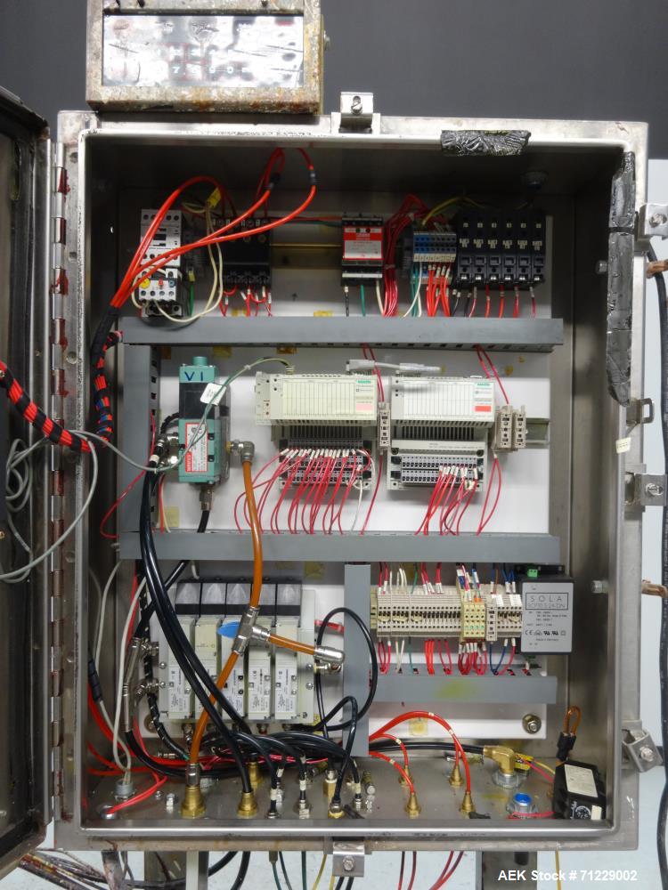 Used Ideal-Pak Model AQ1-CNM Quart Paint Can Piston Filler and Lidder for Tripl