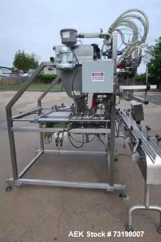 Used Inline Filling Systems Automatic Piston Filler – Model FP-6, Six Head, Stainless Steel