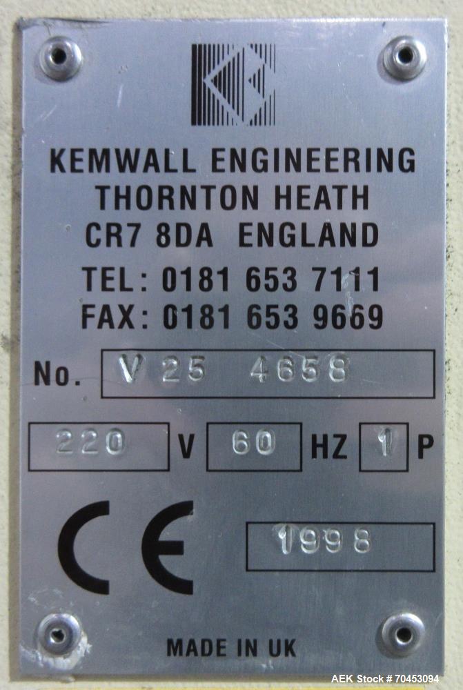 Used Kemwall Hot Filling System