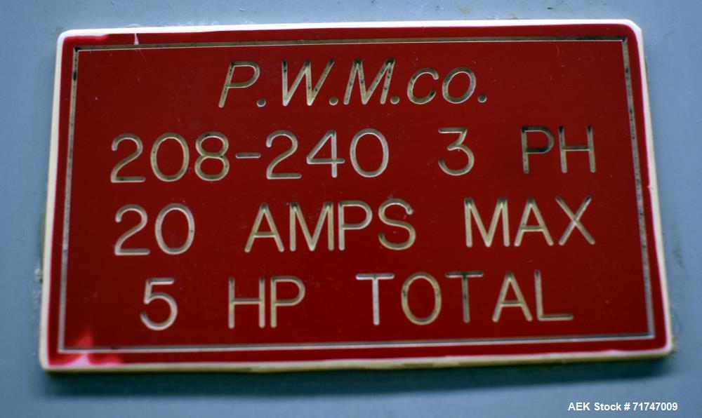 Used Pack West Model 6BPF-QT-RF-RL-CT (6)-Head Inline Piston Filler