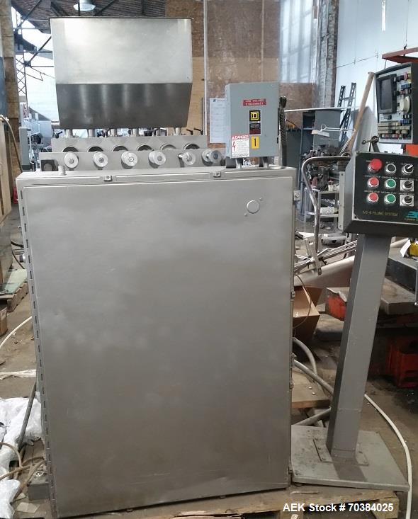 Used- REB Inline 6 Piston Filler