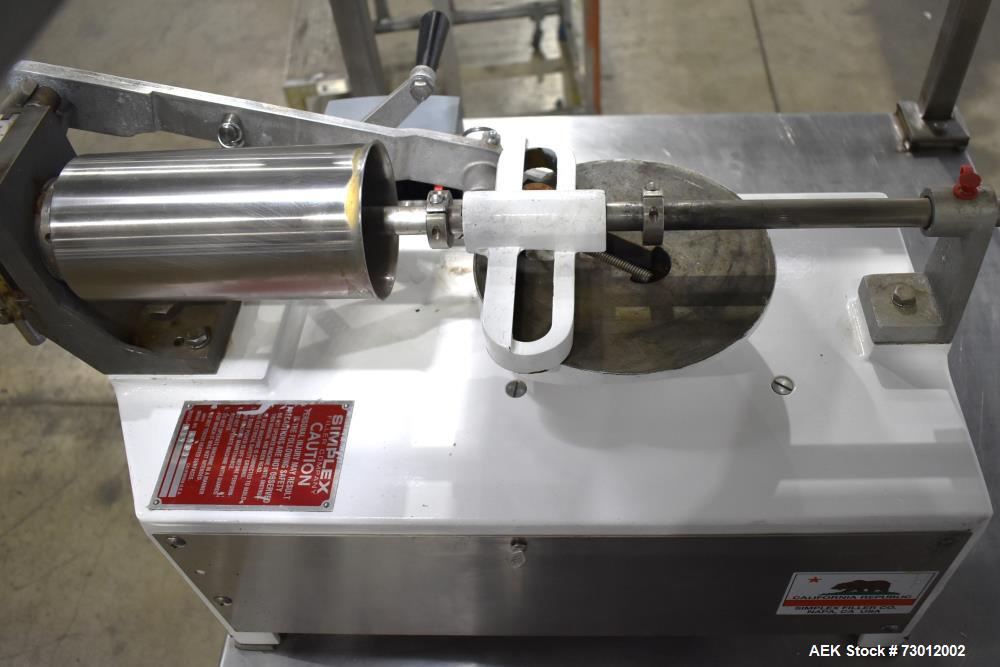 Simplex Model AS-1 Semi-Automatic Table Top Liquid Filler