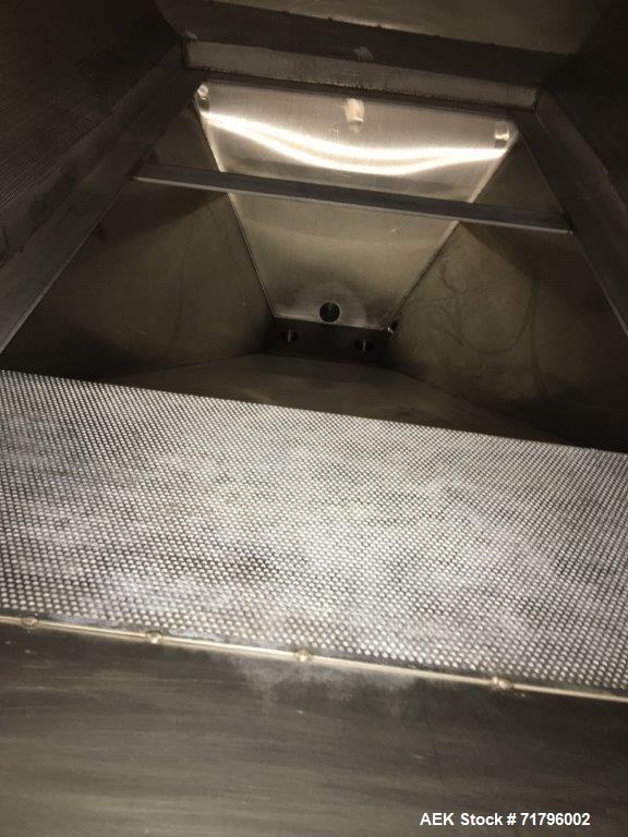 Used Simplex Model AS200 Twin Piston Filler and Accumulation Tables.